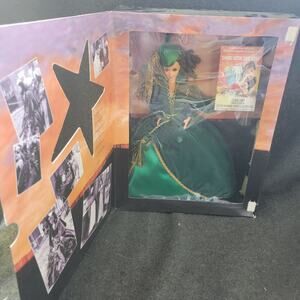 Mattel Hollywood Legends Gone with the Wind Barbie in Green Drapery Dress